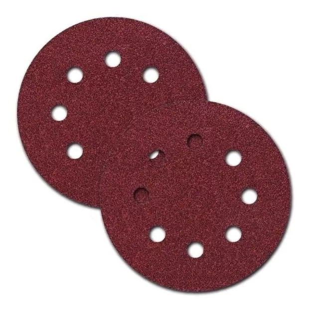 D_NQ_NP_2X_736949-MLA47845378992_102021-F Discos de fibra para lijar con velcro perforados - Imagen 1