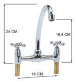 Grifería para cocina cierre cerámico - Imagen 2