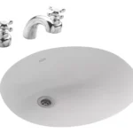 Bacha de loza ferrum bajo mesada chica