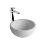 Bacha de loza ferrum sobre mesada modelo Persis grande