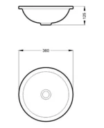 Bacha loza Roca Capea modelo Cuba - Imagen 2