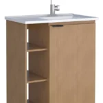 Vanitory de melamina para colgar  60 cm