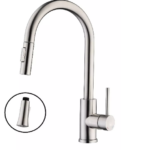 Grifería monocomando pico extensible