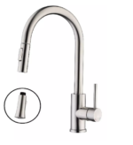 Grifería monocomando pico extensible