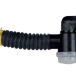 Sifón simple a codo con visor