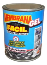Membrana líquida en gel transparente