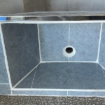 Pileta lavar azulejadas con mesada  simple