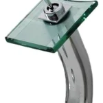 Grifería monocomando cuadrada para Lavatorio alta