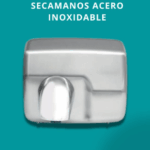 Secamanos acero inoxidable