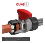 LLave esférica para agua con doble acople rápido - Imagen 2