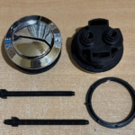 Botón dual para depósito mochila compacto