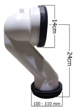 Repuesto para inodoro simil Roca curvo - Imagen 2