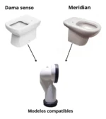 Repuesto para inodoro simil Roca recto - Imagen 3