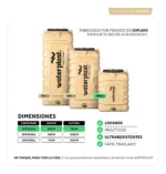 Tanques Slim vertical marca Waterplast - Imagen 3