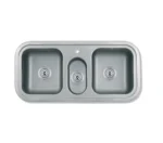 Bacha acero inoxidable triple 463E