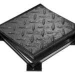 Tapa cámaras cónicas hierro ángulo ciega