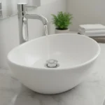 Sopapa para bachas vidrio rosca larga plástica - Imagen 2