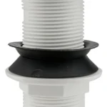 Sopapa para bachas vidrio rosca larga plástica