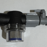 Filtro con sal polifosfato para mochila de baño