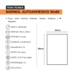 Placas de vinilo autoadhesivo para paredes - Imagen 6