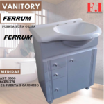 Vanitory modelo Avignon tipo ferrum 64 cm