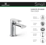 Grifería monocomando lavatorio Hidromet - Imagen 2
