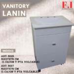 Vanitory laqueado modelo Lamín