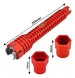 LLave múltiple para tuercas de lavatorio