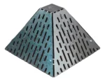 Reja antihojas de acero galvanizado