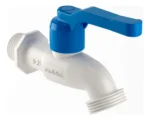 Canilla simple para lavarropa plástica Duke