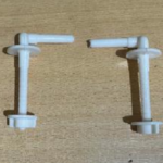 Herrajes para asiento inodoro plástico