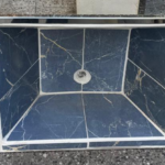 Pileta lavar azulejadas con mesada doble