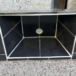 Pileta lavar azulejadas con mesada  doble