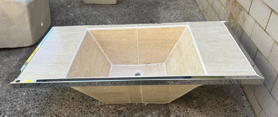 ppt Pileta lavar azulejadas con mesada doble - Imagen 1