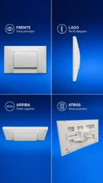 Tecla universal para depósito de empotrar - Imagen 3