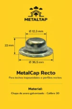 Tapón sella tornillo chapa trapezoidal - Imagen 4