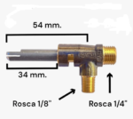 Robinete para estufa o cocina - Imagen 2