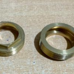 Tuerca ajuste cartucho monocomando bronce