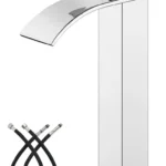 Grifería monocomando cascada para baño alto