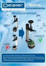 Descarga flapper botón superior Dealer - Imagen 2